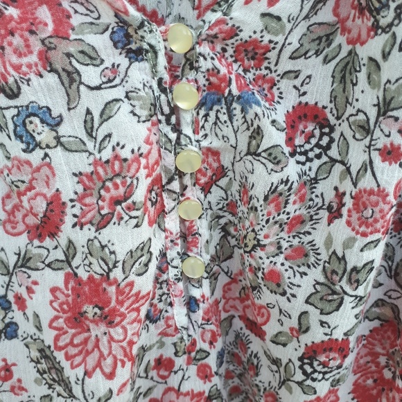 Women's Chaps Popover Blouse - Picture 4 of 6